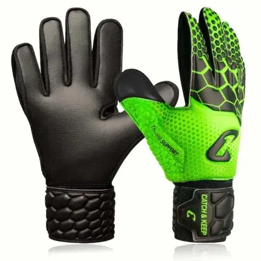 Torwarthandschuhe Kinder in Grün von Catch and Keep: Die Kralle Junior Pro sind langlebig und haben den perfekten Grip! - Jetzt online kaufen!