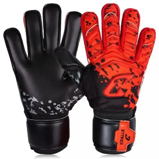 Rote Kinder Torwarthandschuhe von Catch & Keep: Der Kralle Splash ist langlebig, flexibel und hat die Extra Portion Grip! - Jetzt online kaufen!