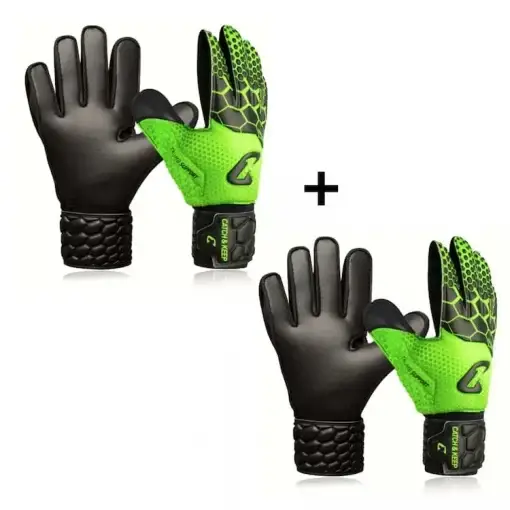 Torwarthandschuhe Kinder in Grün von Catch and Keep: Die Kralle Junior Pro sind langlebig und haben den perfekten Grip!
