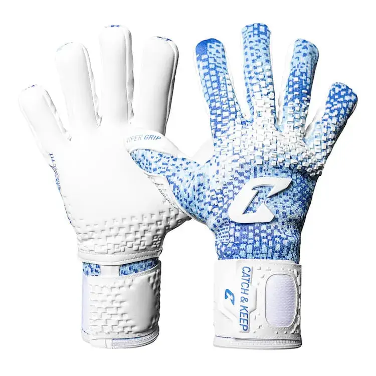Torwarthandschuhe von Catch & Keep: Der Force Blue Diamond mit Viper Grip