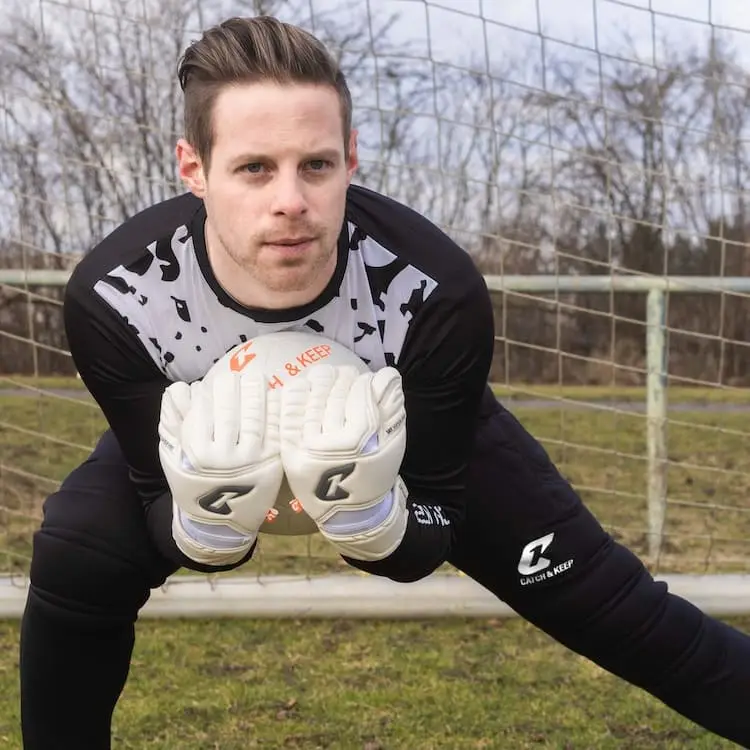 Torwarthose lang gepolstert für Erwachsene und Kinder Catch and Keep Keeper