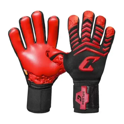 Torwarthandschuhe Rot von Catch and Keep: Der Splash Heat mit Top Grip! - Jetzt online kaufen!