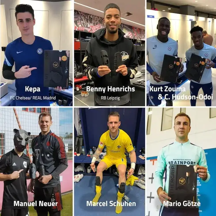 Panthergrip Schienbeinschoner Torwart Partner: Kepa, Manuel Neuer, Benny Henrichs, Mario Götze, Marcel Schuhen, Kurt Zouma, Hudson Odoi