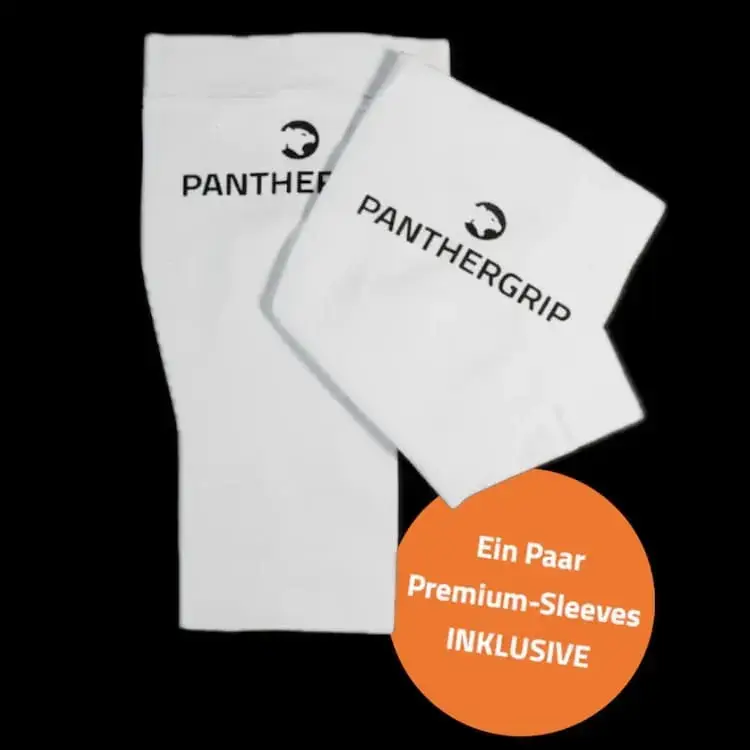 Panthergrip Schienbeinschoner Sleeves für den Torwart in weiß