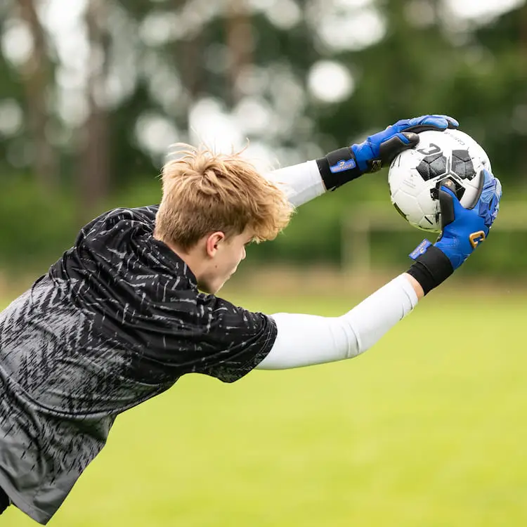 Pulse X Blue Catch & Keep Fussballhandschuhe