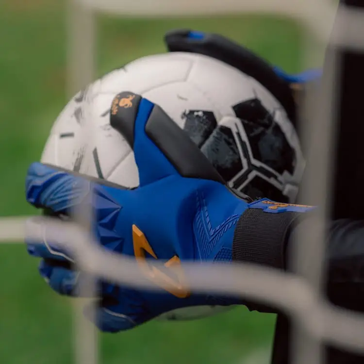 Pulse X Blue Catch & Keep Torwarthandschuhe für Keeper