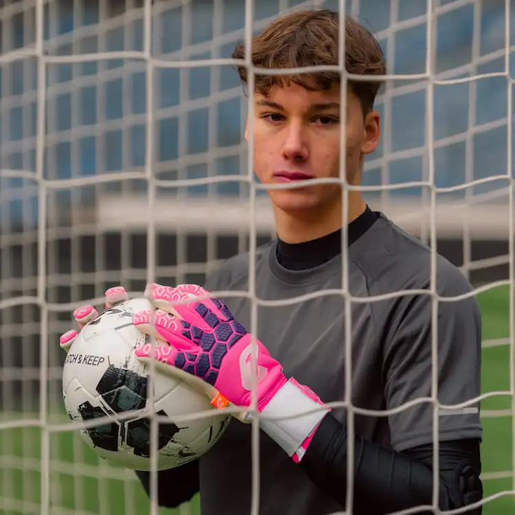 Torwart Handschuhe in Pink von Catch and Keep: Der Fly Pink Soul - ultimativer Grip
