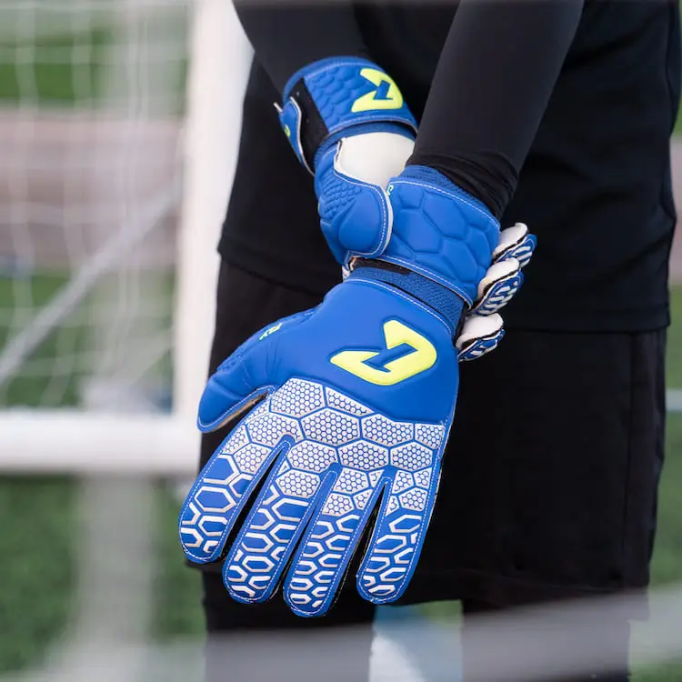 Fly Kids Blue Soul Catch and Keep Kindertorwarthandschuhe Fussballhandschuhe für Kinder
