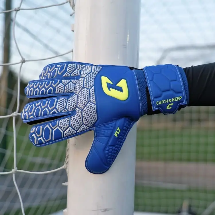 Fly Kids Blue Soul Catch and Keep Kindertorwarthandschuhe Handschuhe für Kinder