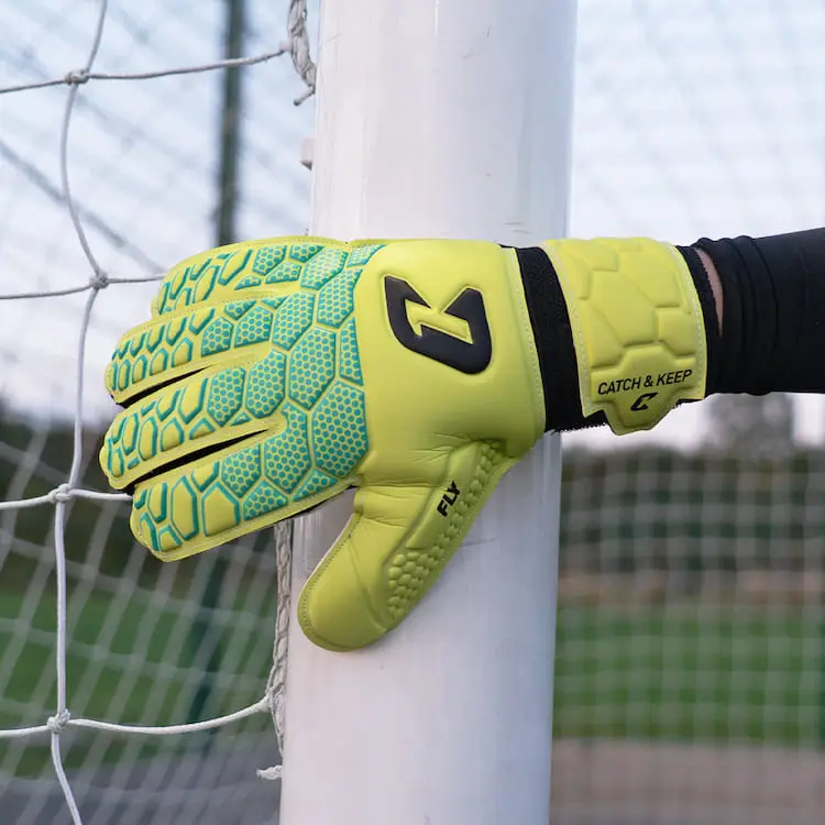 Fly Kids Green Soul Catch and Keep Kindertorwarthandschuhe Fussballhandschuhe für Kinder
