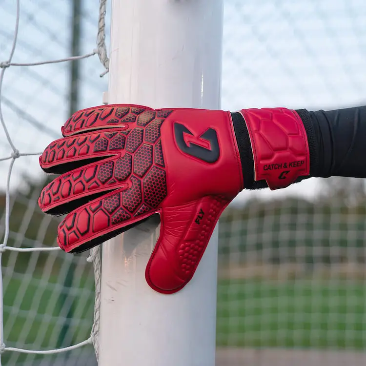 Fly Kids Red Soul Catch and Keep Kindertorwarthandschuhe günstige Kinder Torwarthandschuhe
