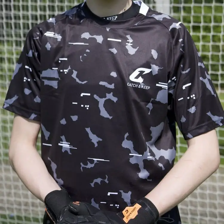 Fußball Trikot Black Camou Catch and Keep Fussball Trainingsshirt
