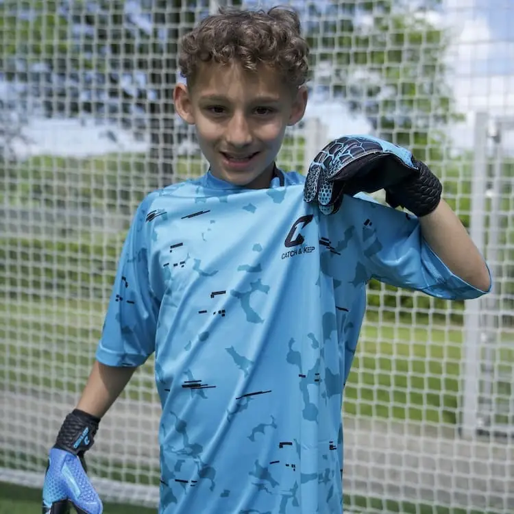 Fußball Trikot Blue Camou Catch and Keep Trikot für Fussball