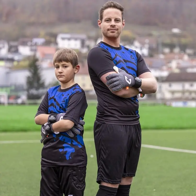Fußball Trikot Blue Splash Catch and Keep Fussballtrikot für Kinder