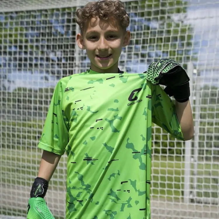 Fußball Trikot Green Camou Catch and Keep Fussballtrikot