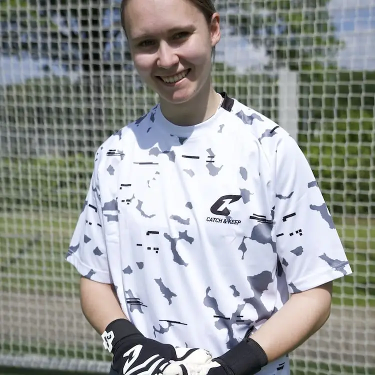 Fußball Trikot White Camou Catch and Keep Fussballtrikot