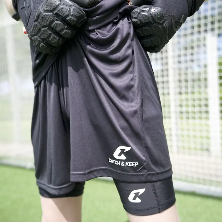 Torwart Unterziehhose kurz ungepolstert Catch and Keep kurze Hose für drunter Torhüter