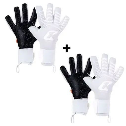 Torwarthandschuhe Kunstrasen in Weiß für Herren von Catch & Keep: Das 2er Bundle mit dem Artico Xtech - Profi Grip!