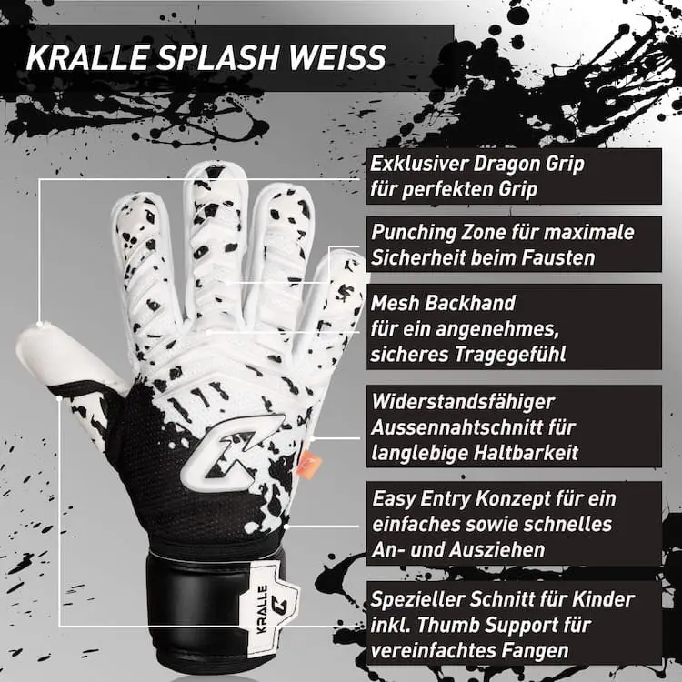 Kralle_Splash_Weiss_Catch_and_Keep_Torwarthandschuhe_Groesse_5