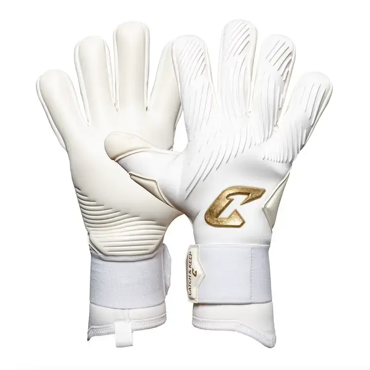 Profi Torwarthandschuhe für Herren in Weiß: der Invictus White - Toller Grip