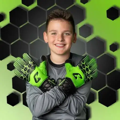Torwarthandschuhe Kinder in Grün: Das Kralle Junior Pro 3.0 Bundle!