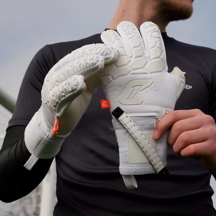 Fly White Sould FP Catch and Keep Torwarthandschuhe mit Fingerschutz
